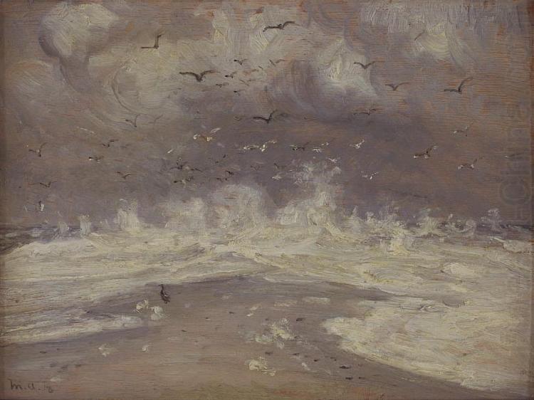 Surf at the North Coast of Jutland, Michael Ancher